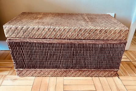 Wicker Storage Trunk