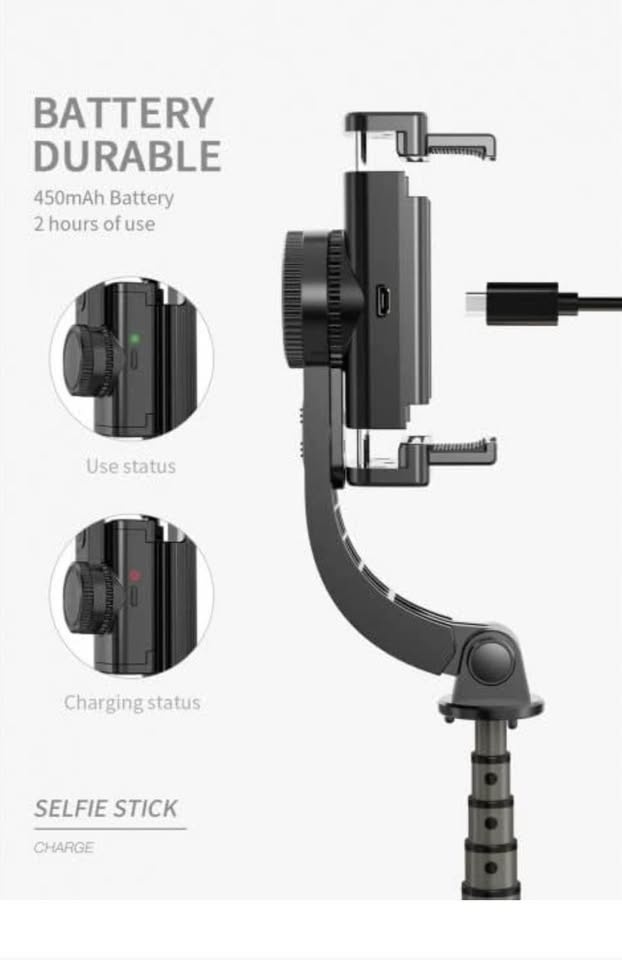 Stabilizer Bluetooth Selfie Stick Tripod w/ Remote - photo 4