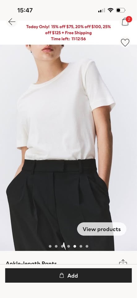 Brand new ankle-length pants - photo 2