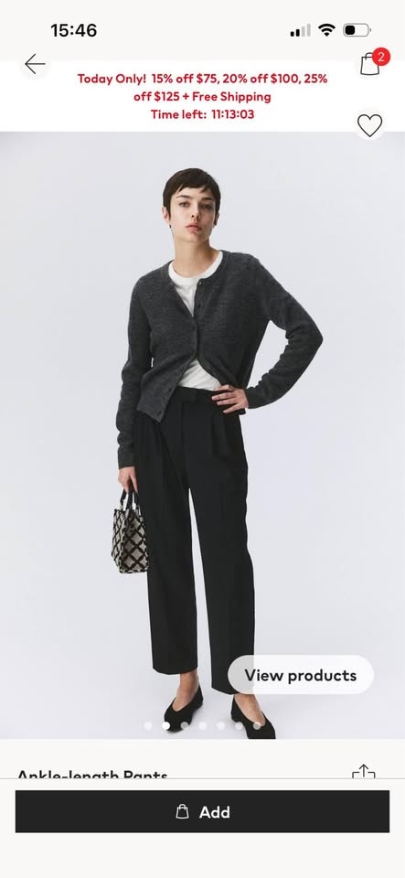 Brand new ankle-length pants - photo 3