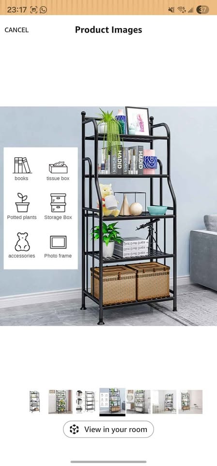 5-Tier Shelving Unit Shelves Storage Rack - photo 3