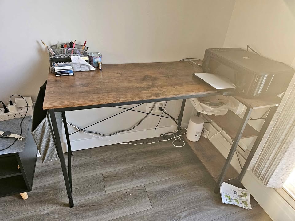 Computer Desk - Rustic Brown