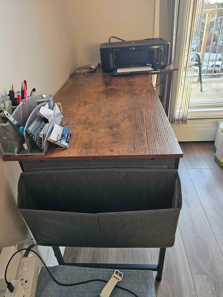 Computer Desk - Rustic Brown - photo 2