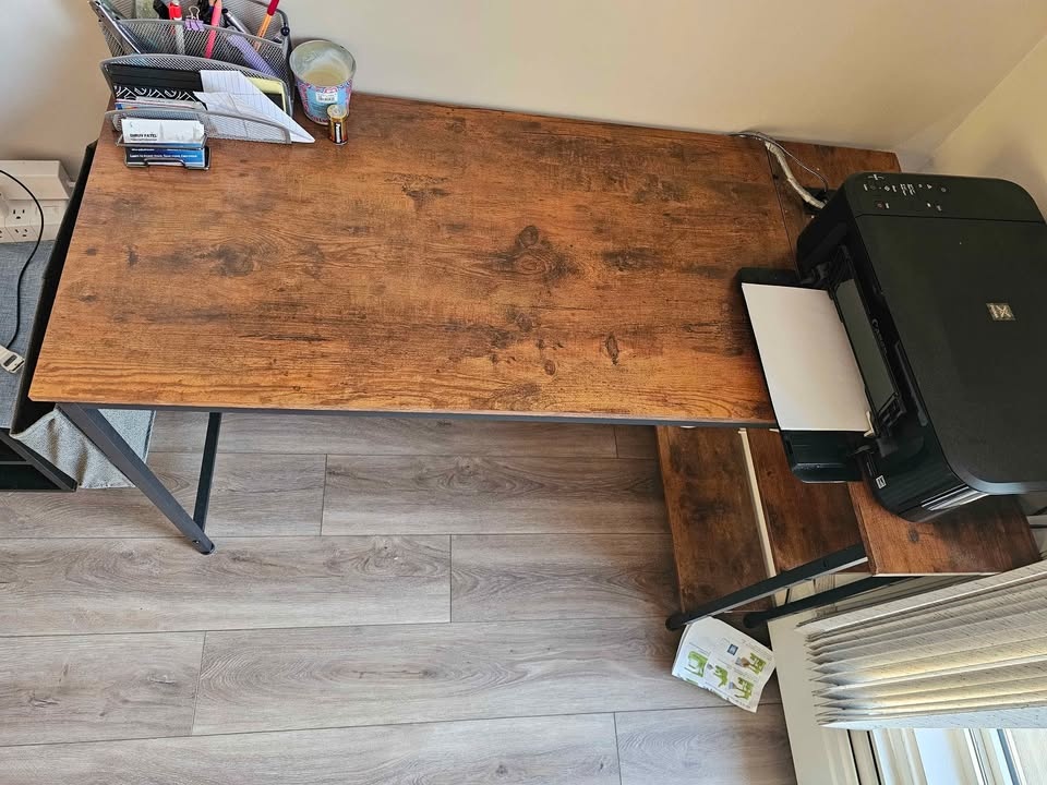 Computer Desk - Rustic Brown - photo 4