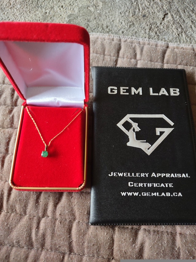 Custom 10k Yellow Gold Ladies Pendant and Chain - photo 4
