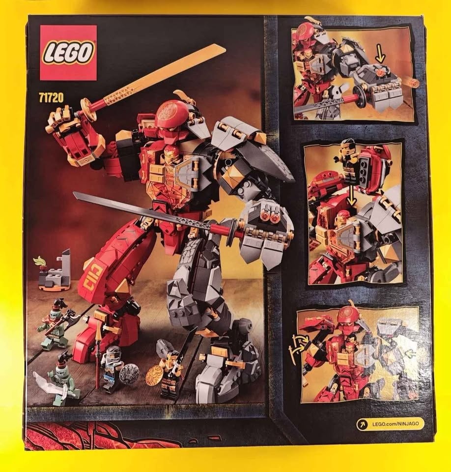 Lego Ninjago 71720 Fire Stone Mech w/ Kai/Cole/Nya/Mert Retired - photo 2
