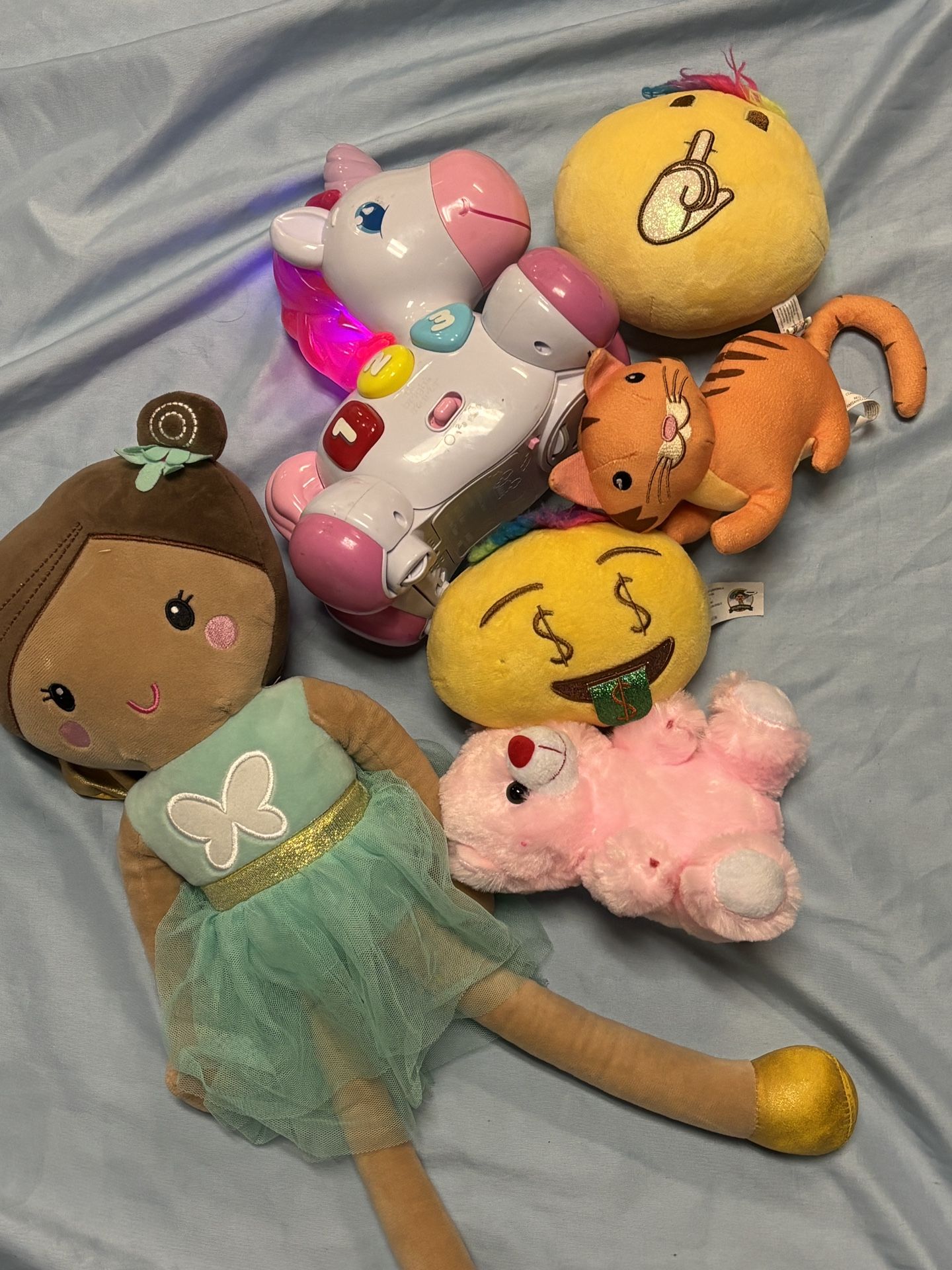 Unicorn Moves and Plays Music, Glow-in-the-Dark Fairy Doll