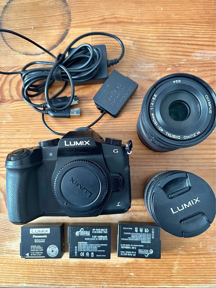 Lumix G85 Camera with Lenses