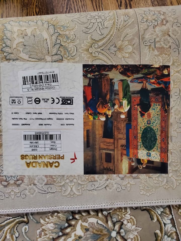 Persian Design Washable Rug 13'x9'