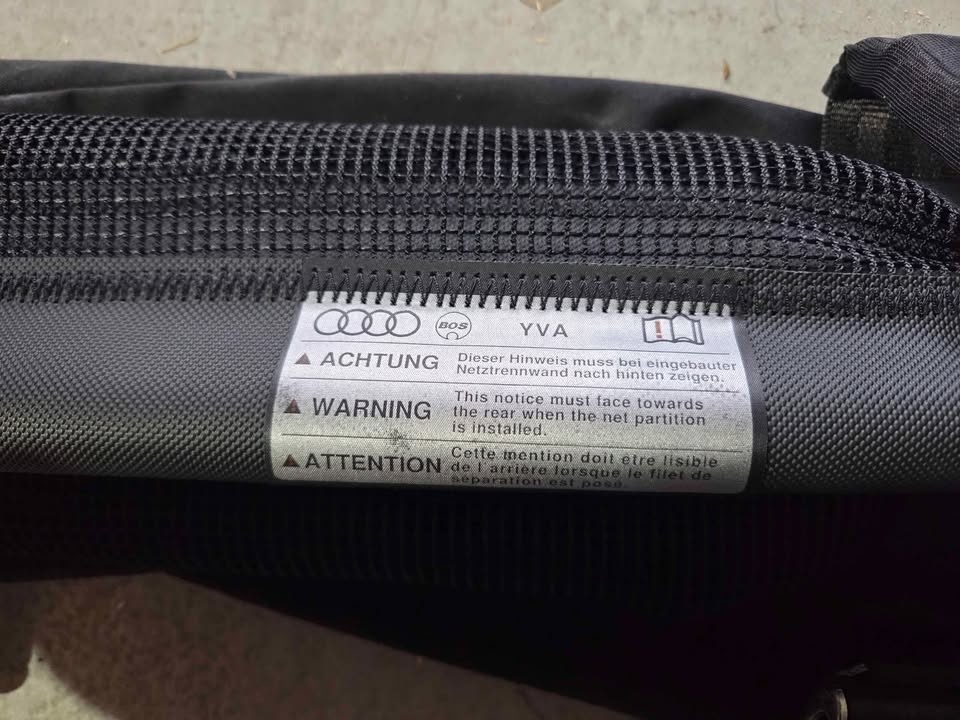 Audi Cargo Net Partition – OEM (Part No. 8OA 861 691 A) - photo 3