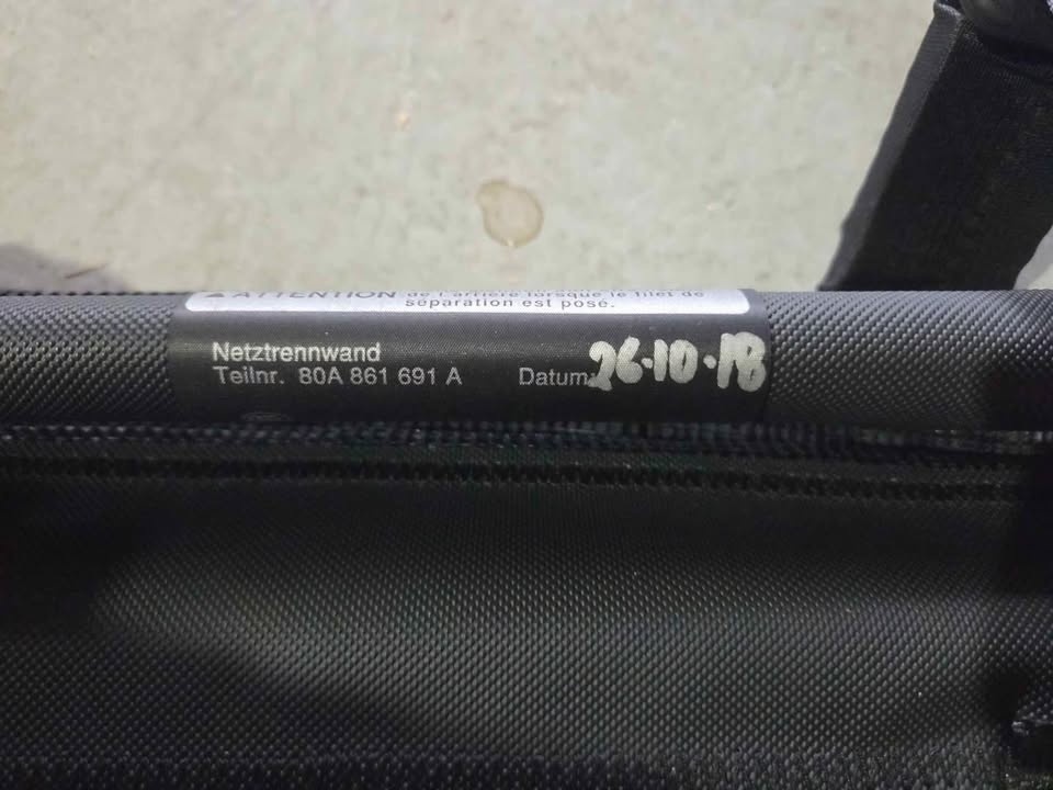 Audi Cargo Net Partition – OEM (Part No. 8OA 861 691 A) - photo 4