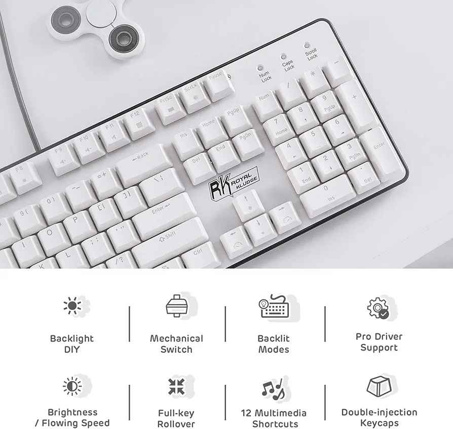 RK ROYAL KLUDGE RK920 Full Size Mechanical Keyboard - photo 2