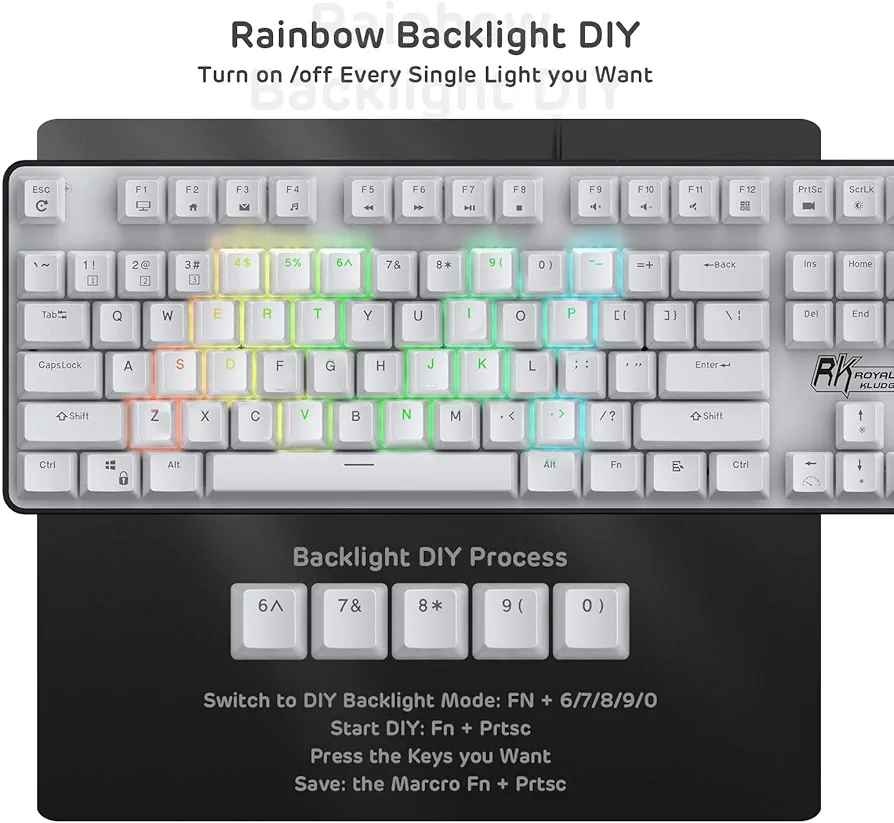 RK ROYAL KLUDGE RK920 Full Size Mechanical Keyboard - photo 3