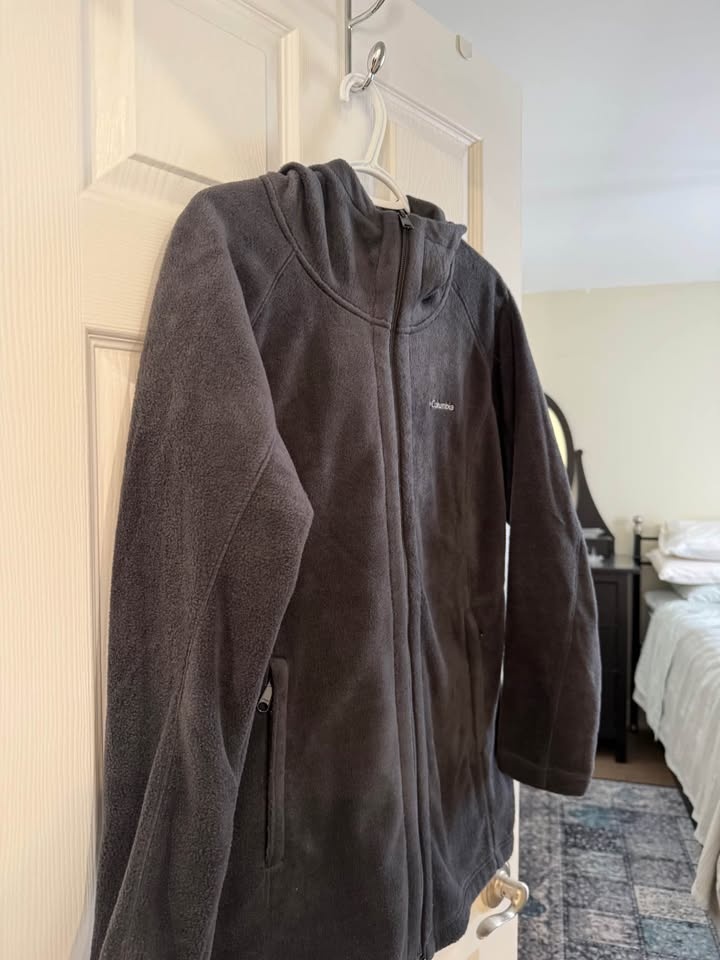 Columbia hooded full zip fleece jacket Black - photo 2