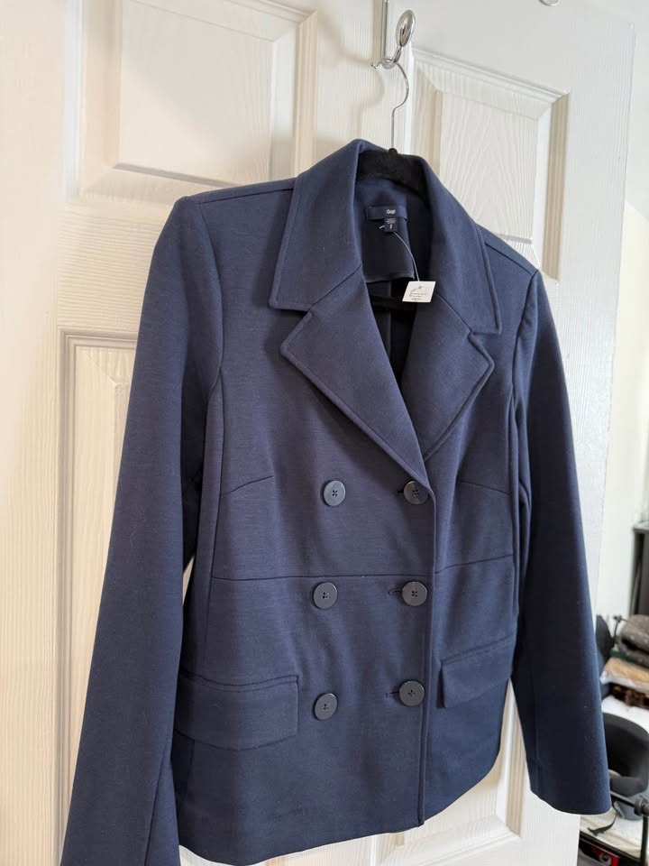 Gap Navy Double-Breasted Blazer New With Tags - photo 2