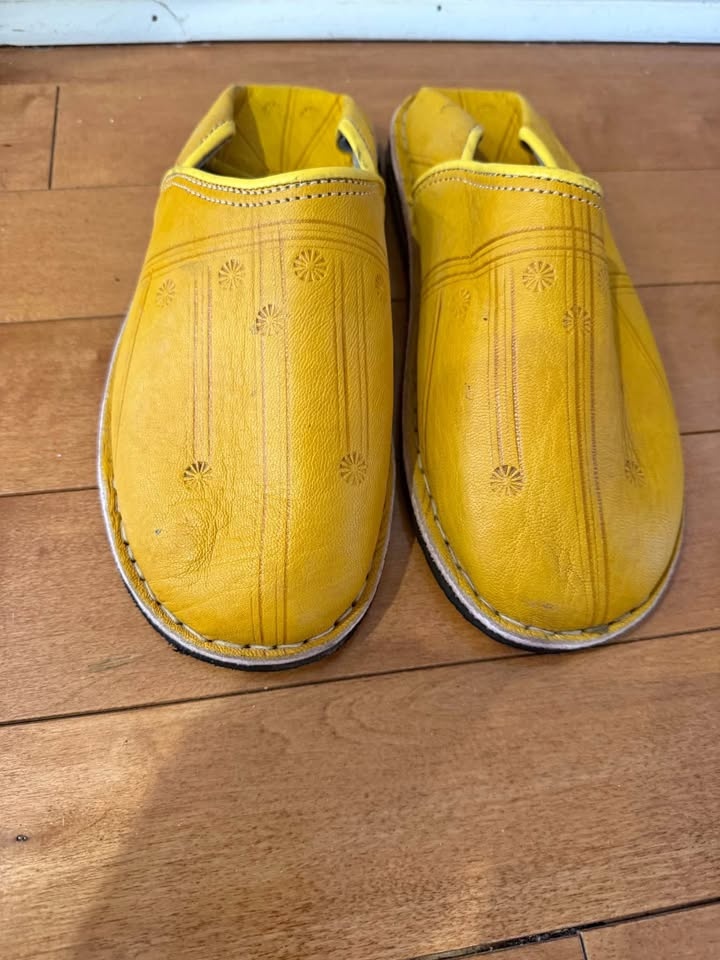 Unisex Real Leather Slip on Shoes
