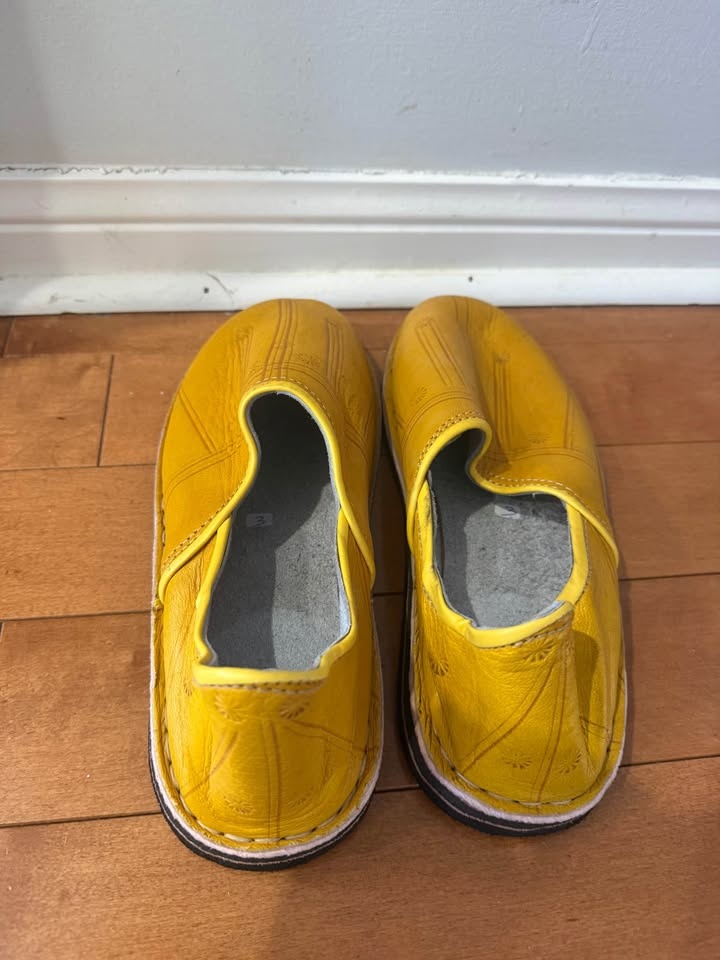 Unisex Real Leather Slip on Shoes - photo 4