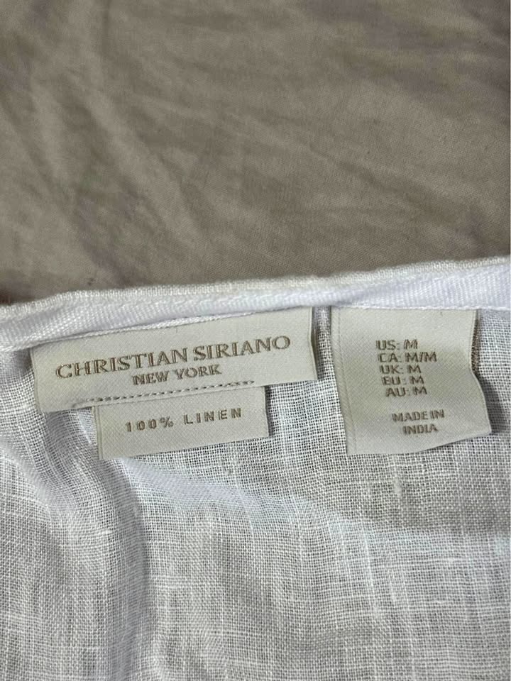 Christian Siriano Linen Shirt - Size M