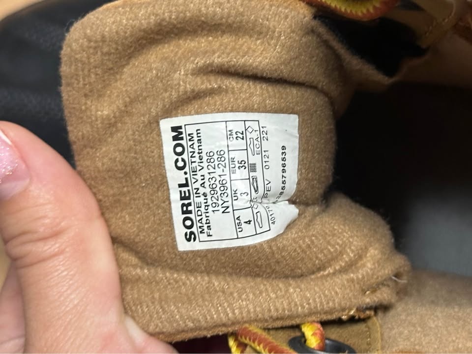 Sorel waterproof kids US4 eur35 size - photo 5