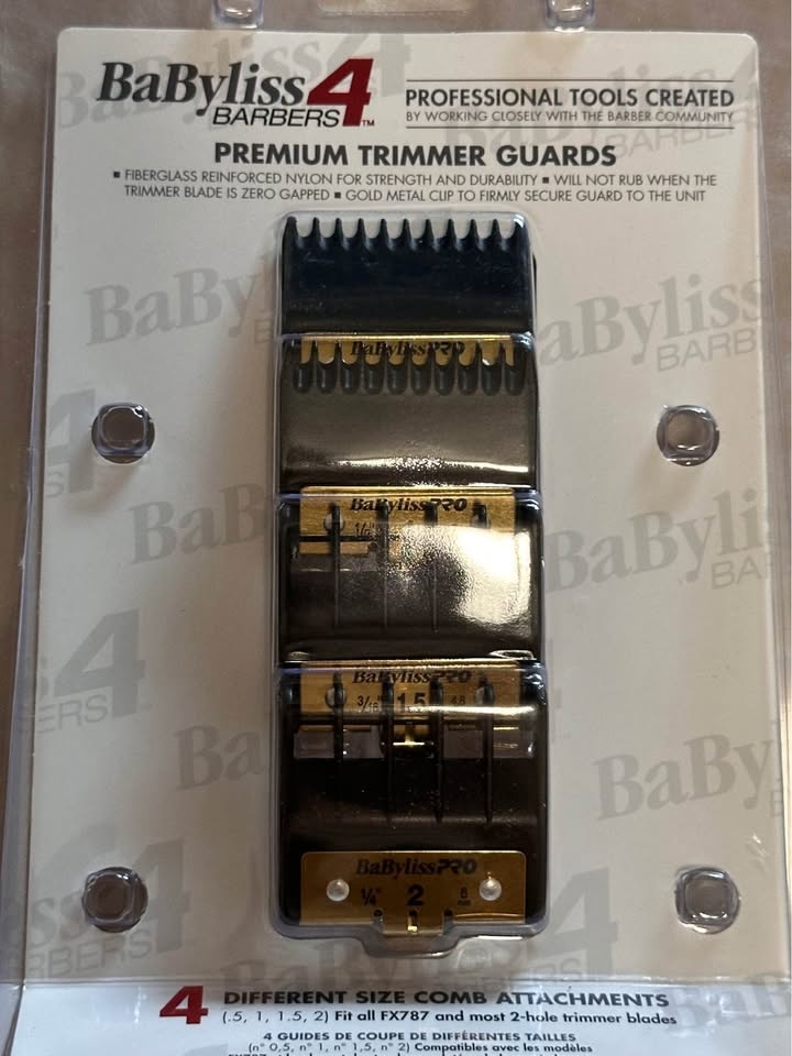 BaBylissPRO Premium Trimmer Guards FX787 4-Pack - photo 3