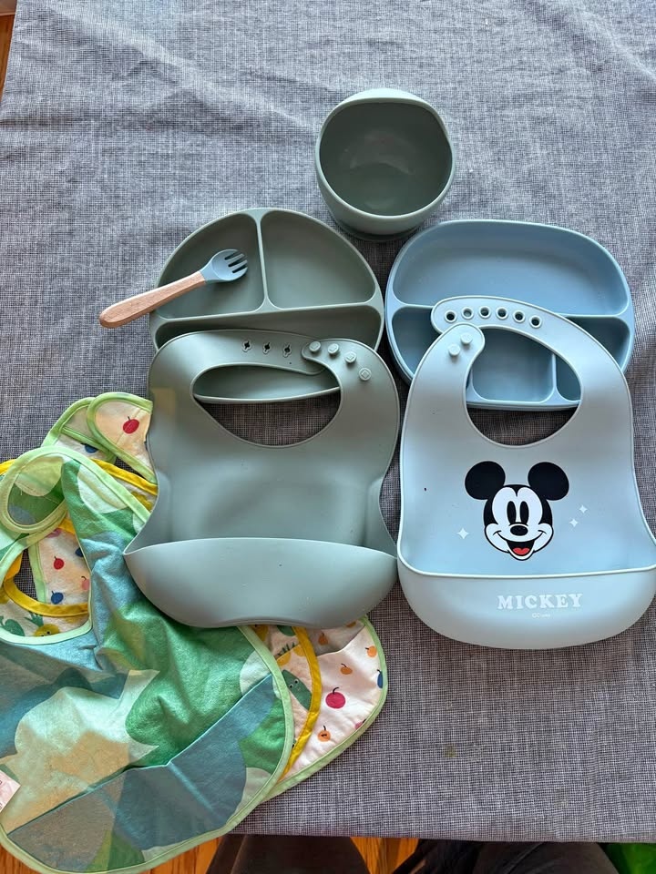 5-Piece Silicone Baby Feeding Set