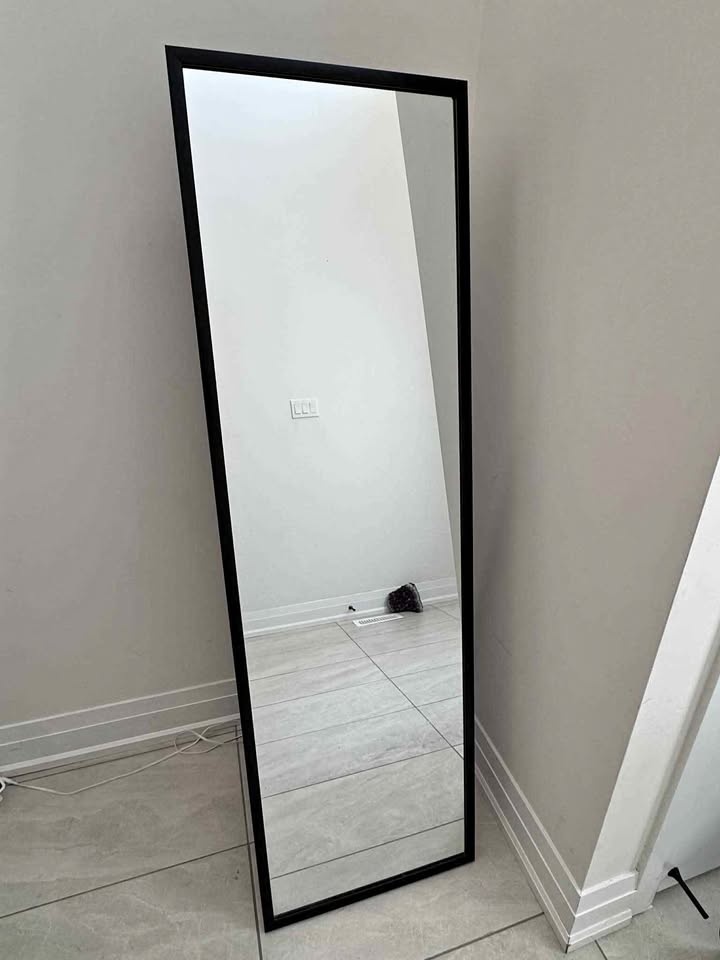 Contemporary standing mirror