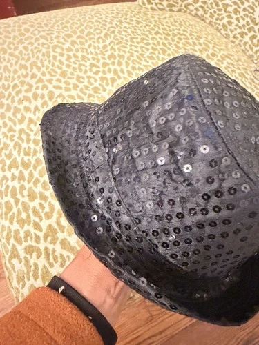 Stylish Black Sequin Happy New Year Hat - photo 5