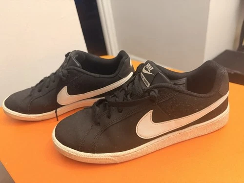 Nike Court Royale Men's Casual Sneaker Black/White, Size 10.5 - photo 3