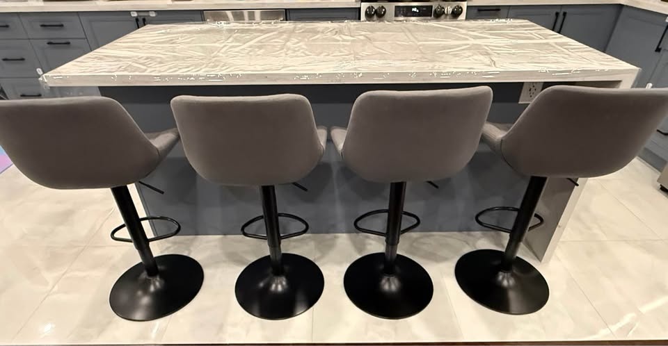 Bar Stools (Dark Grey) - Set of 4 - photo 2