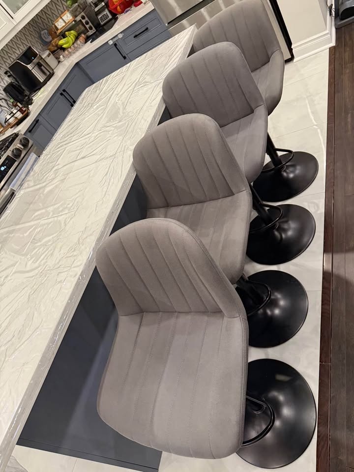 Bar Stools (Dark Grey) - Set of 4 - photo 3