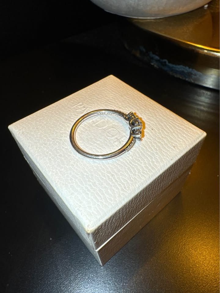 Pandora 3 Stone Ring - Brand New - photo 2