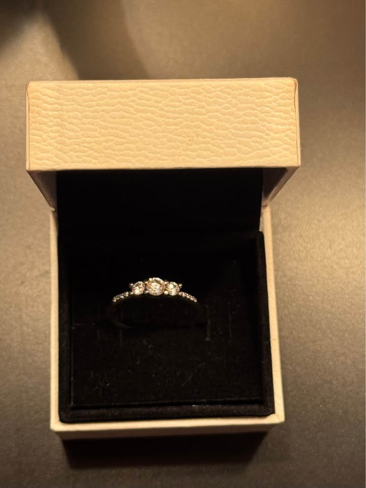 Pandora 3 Stone Ring - Brand New - photo 3