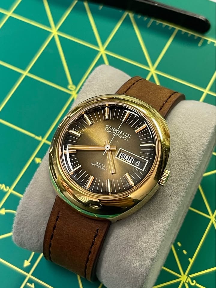 Vintage Caravelle Set•O•Matic Automatic Watch - photo 3