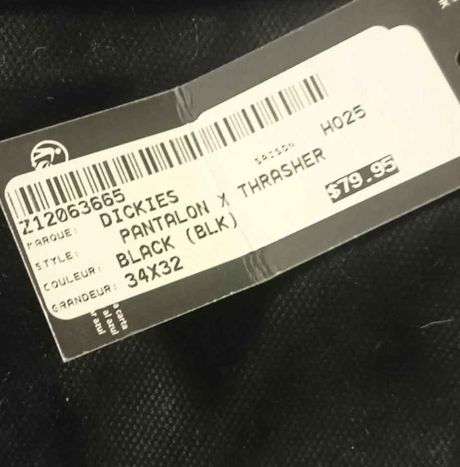 Dickies x Thrasher Carpenter Pants 34x32 - photo 4