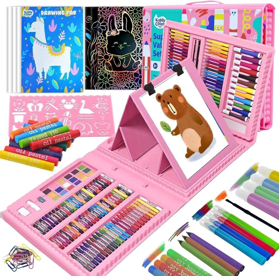 217pcs Kids Art Set, Drawing Art Supplies for Girls & Boys Ages