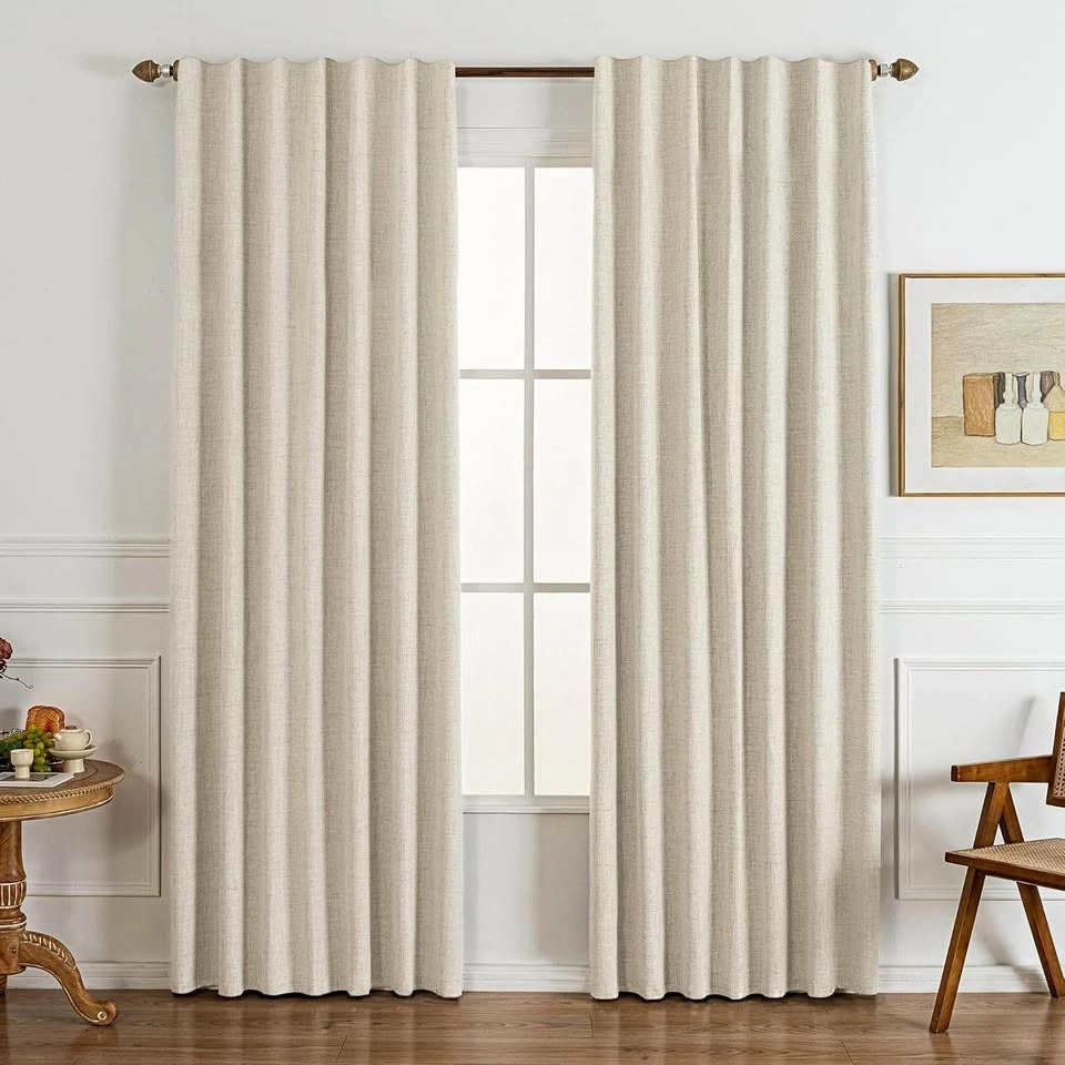 2pcs 100% Blackout Bedroom Curtains