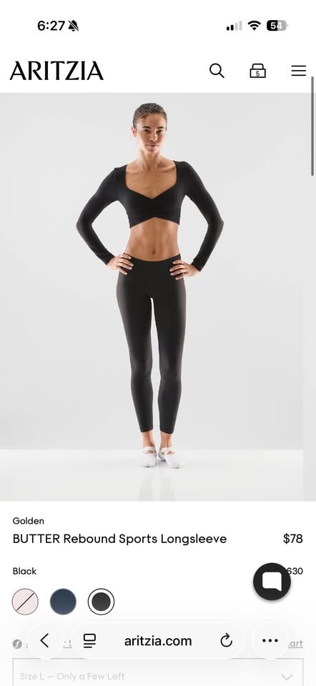 Aritzia ‘Rebound’ Sports Longsleeve - Size M - photo 4