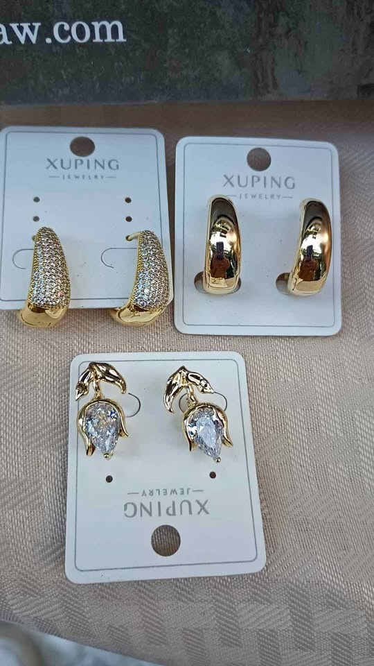 Various Xuping Earrings and Necklaces