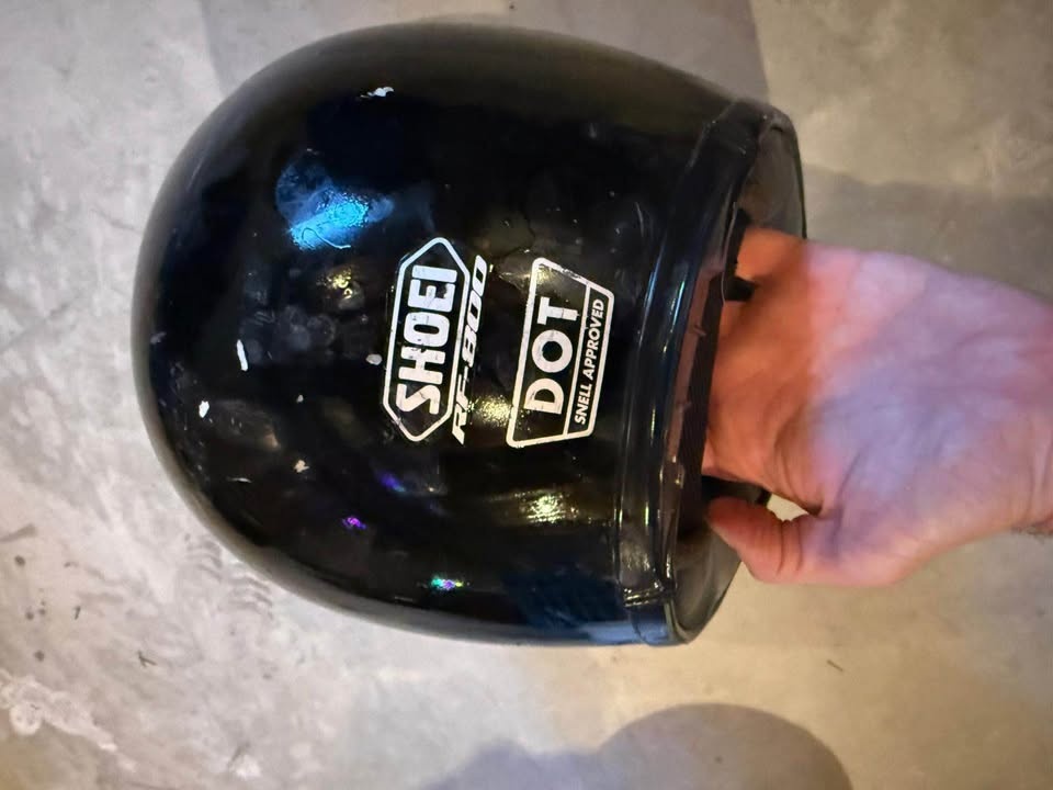 Shoei RF-800 Black L Motorcycle Helmet w/ CX-1 Face-shield - photo 5