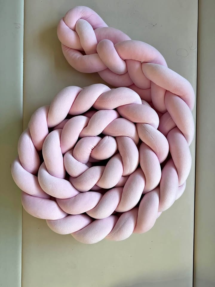 Soft Braid Baby Crib Guard/Bumper
