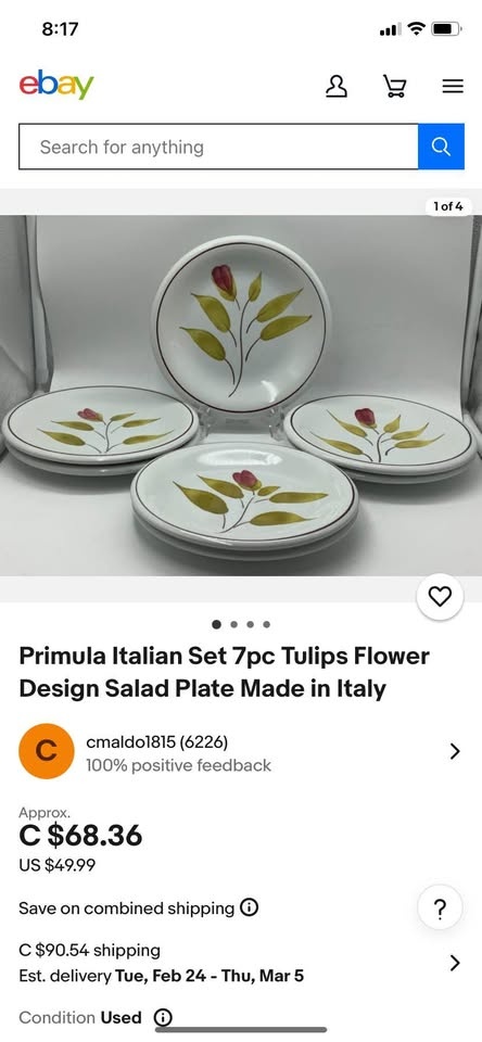 Primula Ceramica Hand Painted Italian Dishes - Set of 7 - photo 5