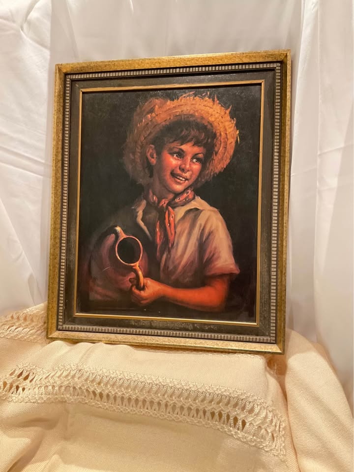 Framed Painting "Country Boy" by Tovine - 20" x 24" - photo 2