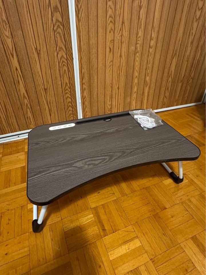 Multi-Function Study / Laptop Table with Fan & LED Light - photo 2
