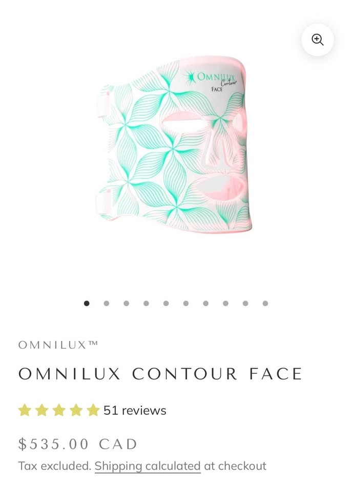 Omnilux Contour Face Red LED Mask FDA Approved - photo 4