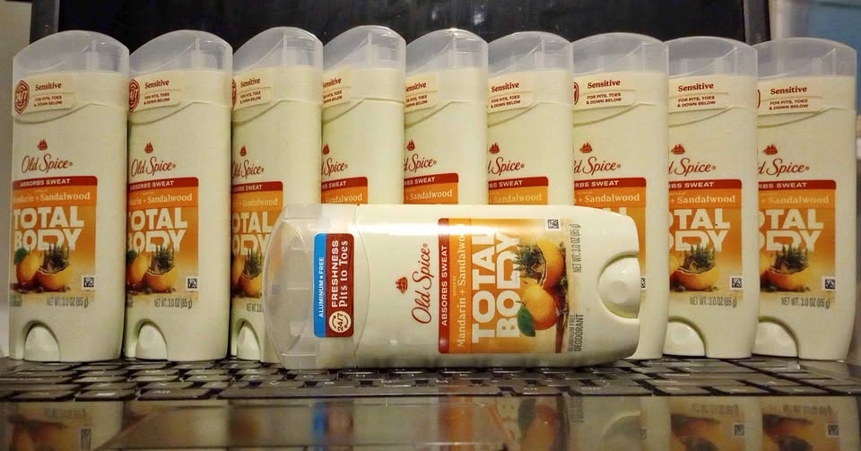 Old Spice Total Body Deodorants - 10 for $40