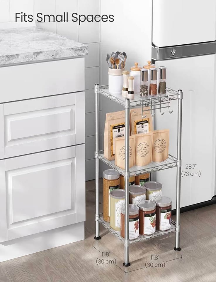 SONGMICS 3-Tier Bathroom Shelf – Space-Saving & Stylish - photo 2