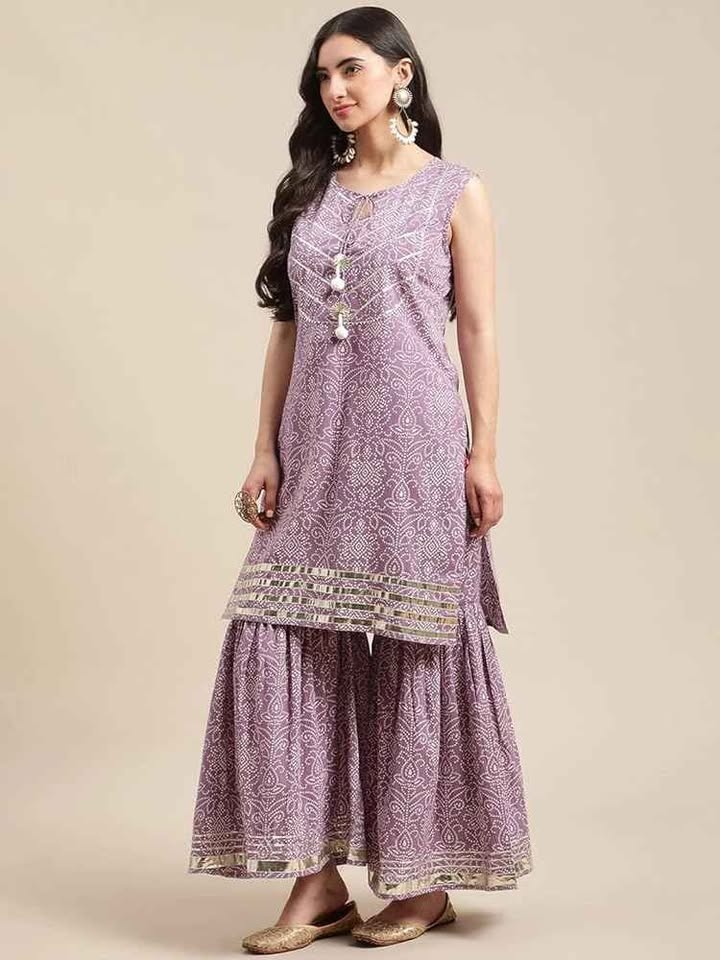 Kurta Set for Women with Dupatta Party Wear Indian Style - photo 4