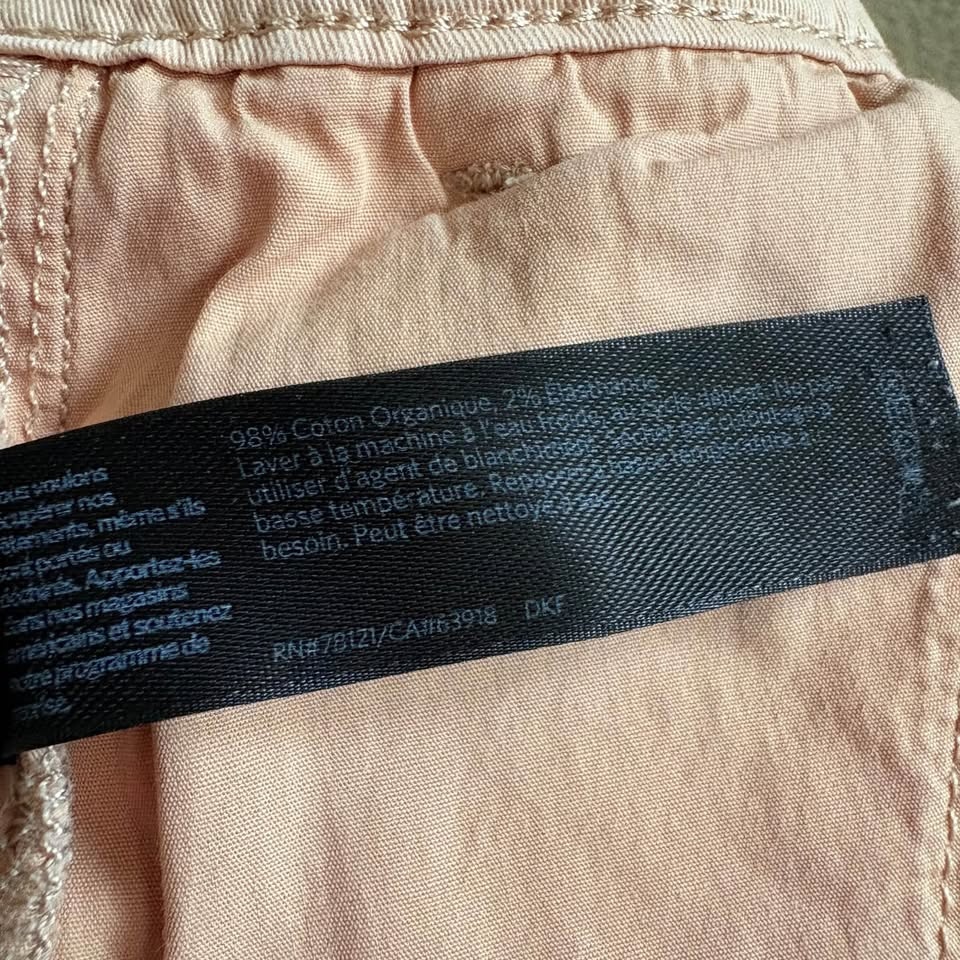 Eileen Fisher Size 12 Tan Organic Cotton Stretch Chino Pants - photo 5