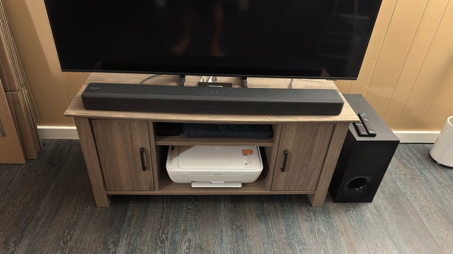Wood TV Media Stand