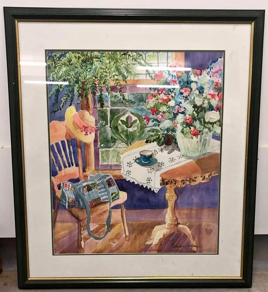 Framed Watercolour Painting